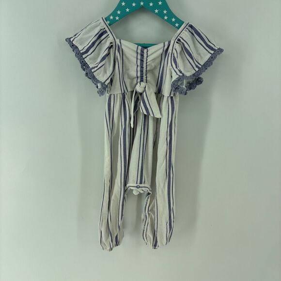 Jessica Simpson vertical stripe jumpsuit baby - Picture 1 of 7